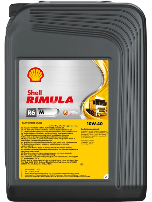 Shell Rimula R6 M 10W-40 20L