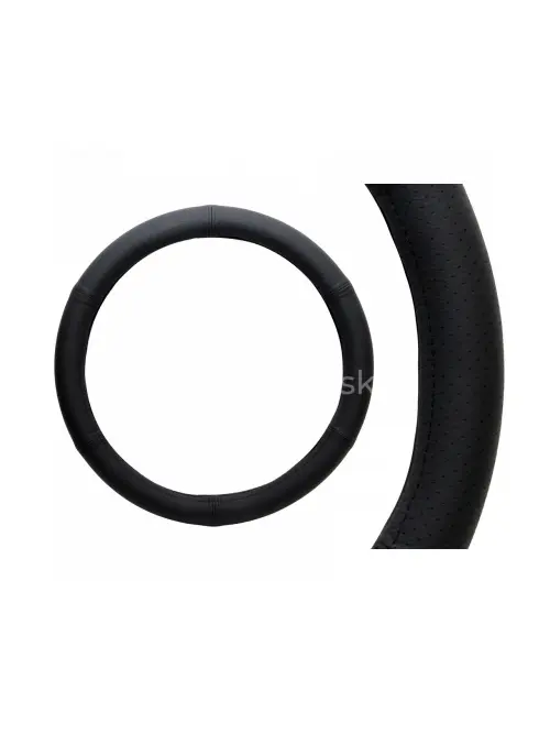 Poťah volantu prírodná koža M 37-39 prešívaný