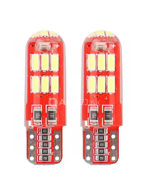 LED žiarovky CANBUS 15SMD 4014 T10e (W5W) SILCA White 12V