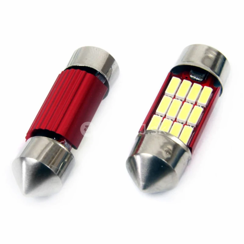 LED žiarovky CANBUS 4014 12SMD Festoon C5W C10W C3W 31mm White 12V/24V