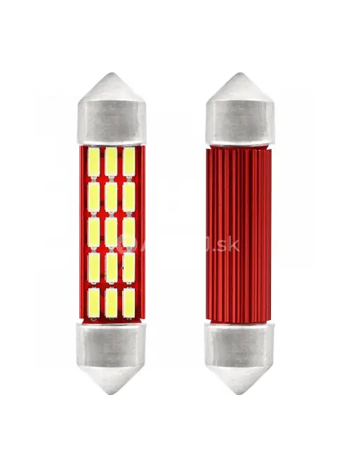 LED žiarovky CANBUS 4014 20SMD Festoon C5W C10W C3W 41mm White 12V/24V