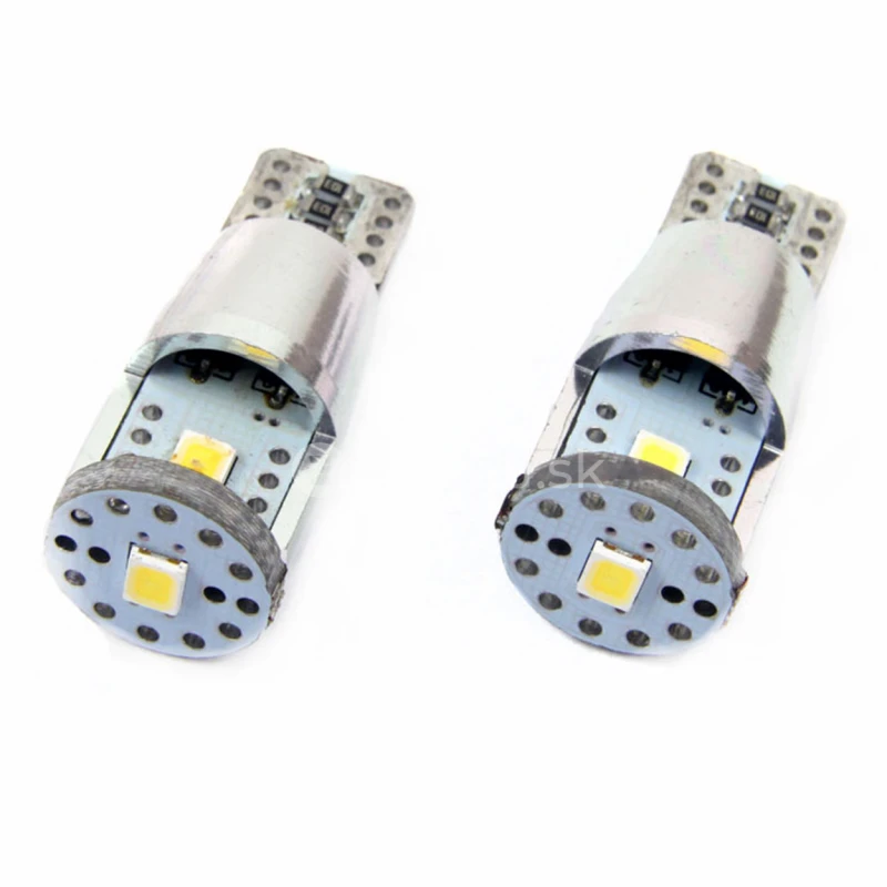 LED žiarovky CANBUS 3SMD 2835 T10e (W5W) ALU White 12V/24V