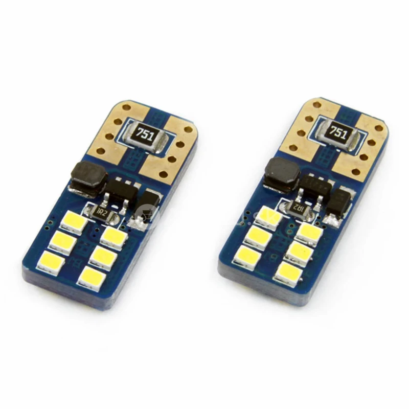 LED žiarovky CANBUS 12SMD UltraBright 2016 T10e (W5W) White 12V/24V