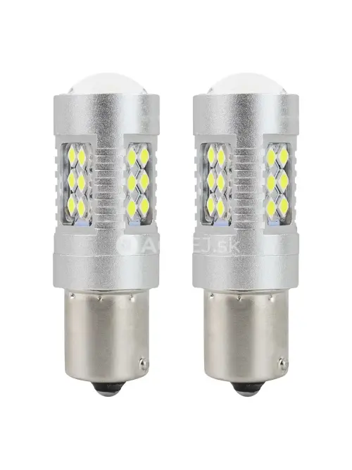 LED žiarovky CANBUS 3030 24SMD 1156 BA15S P21W White 12V/24V