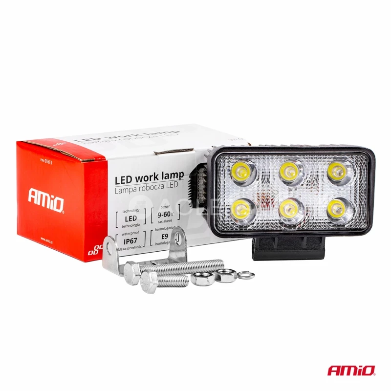 Pracovné LED svetlo AWL02 6 LED FLAT 9-60V