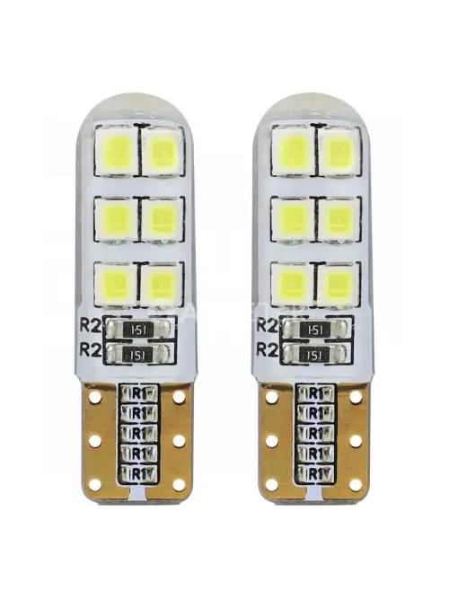 LED žiarovky STANDARD T10 W5W 12xSMD 2835 12V Silca