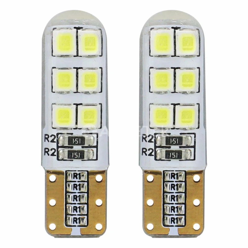 LED žiarovky STANDARD T10 W5W 12xSMD 2835 12V Silca