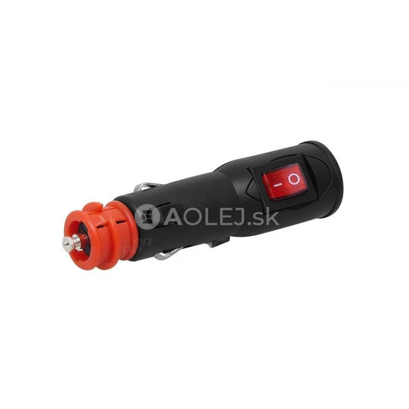 Zástrčka autozapaľovača s vypínačom EURO/DIN 12/24V