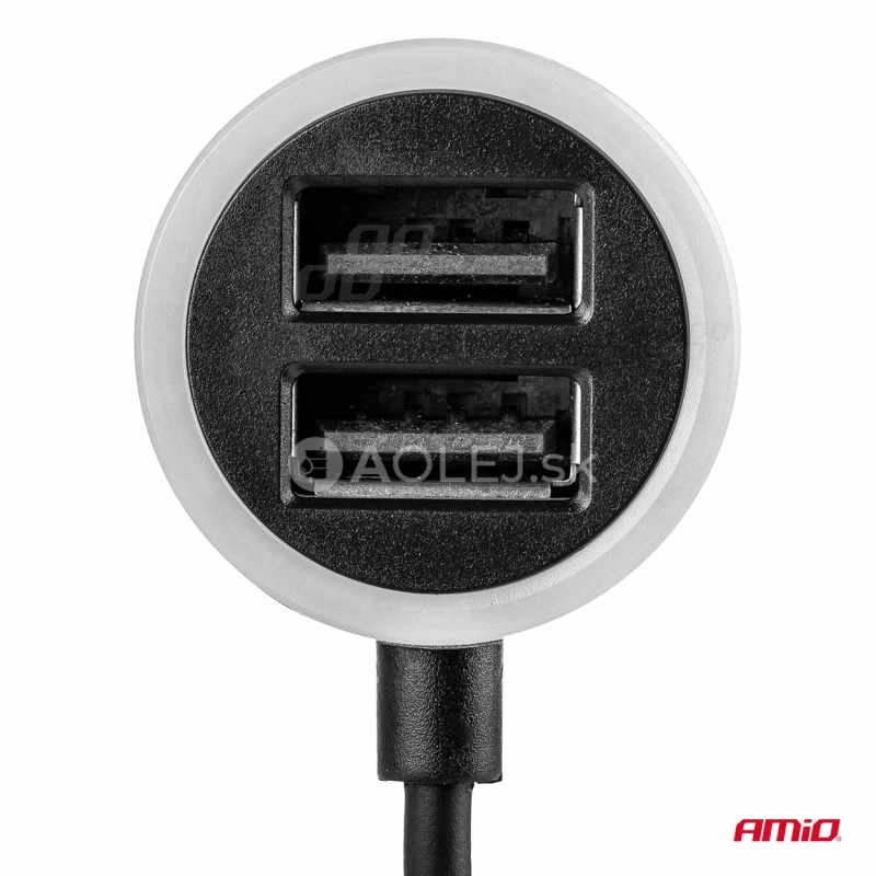 Nabíjačka do auta 12/24V Micro + 2x USB 2.4A PCH PRO-01