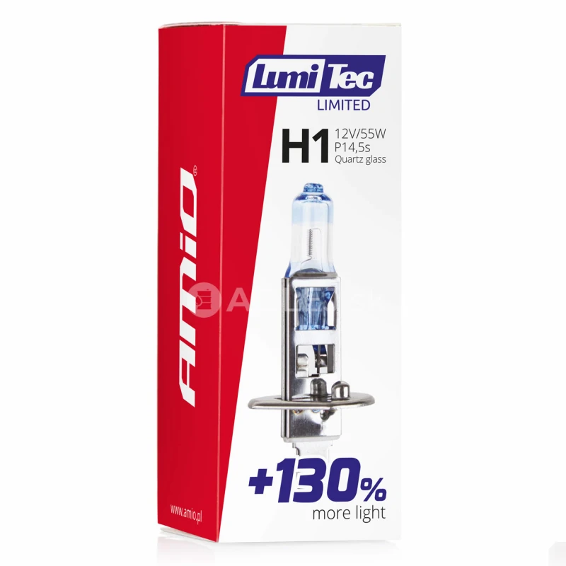 Halog&eacute;nov&aacute; žiarovka H1 12V 55W LumiTec LIMITED +130%