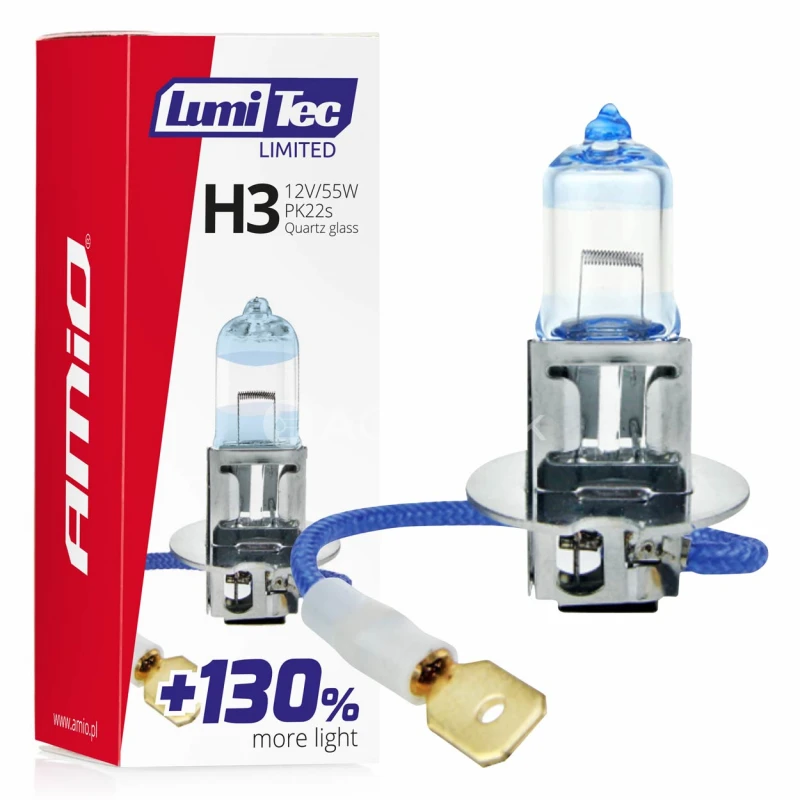 Halog&eacute;nov&aacute; žiarovka H3 12V 55W LumiTec LIMITED +130%