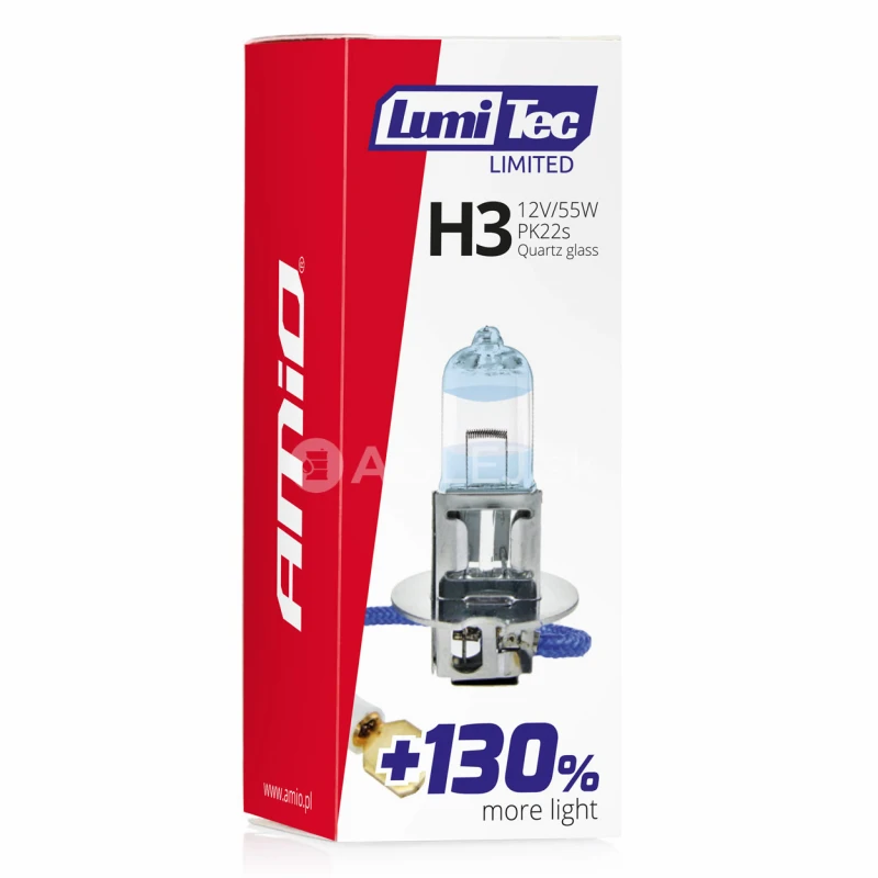 Halog&eacute;nov&aacute; žiarovka H3 12V 55W LumiTec LIMITED +130%