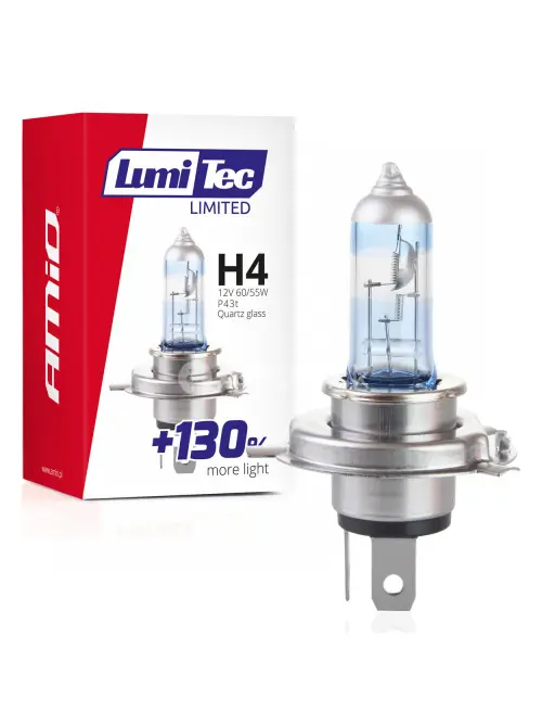 Halog&eacute;nov&aacute; žiarovka H4 12V 60/55W LumiTec Limited +130%