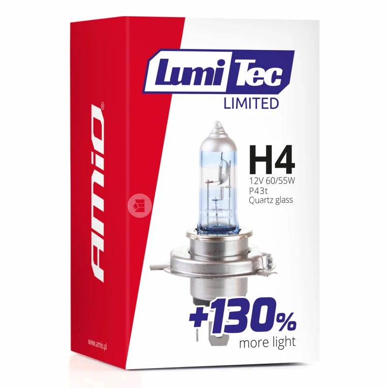 Halog&eacute;nov&aacute; žiarovka H4 12V 60/55W LumiTec Limited +130%