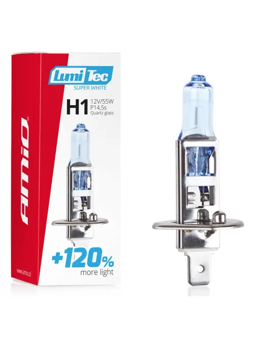 Halog&eacute;nov&aacute; žiarovka H1 12V 55W LumiTec SuperWhite +120%