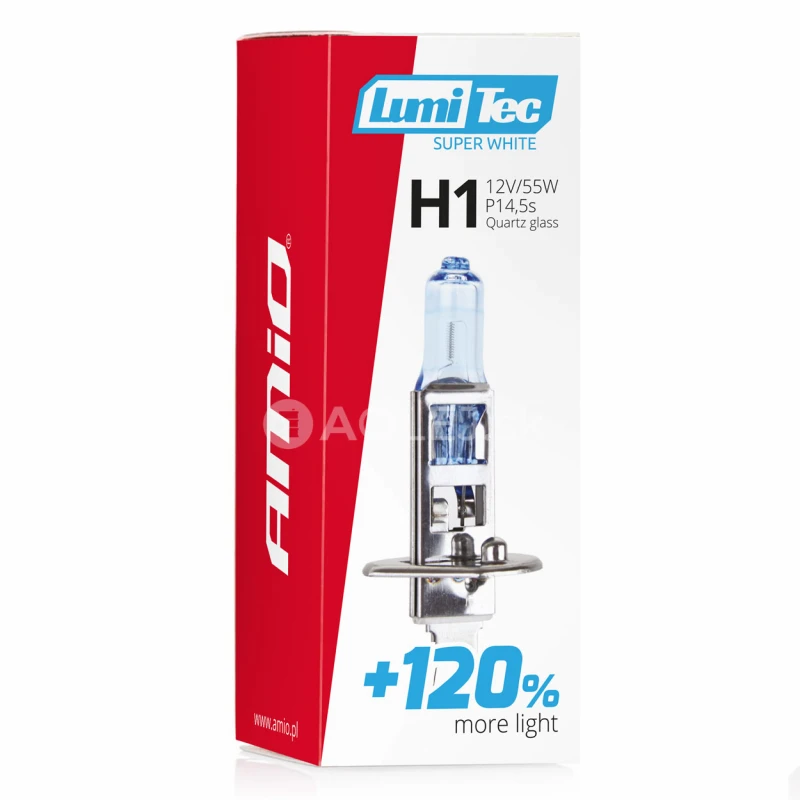 Halog&eacute;nov&aacute; žiarovka H1 12V 55W LumiTec SuperWhite +120%