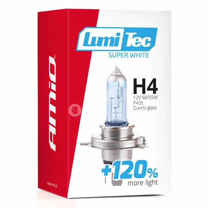 Halog&eacute;nov&aacute; žiarovka H4 12V 60/55W LumiTec SuperWhite +120%
