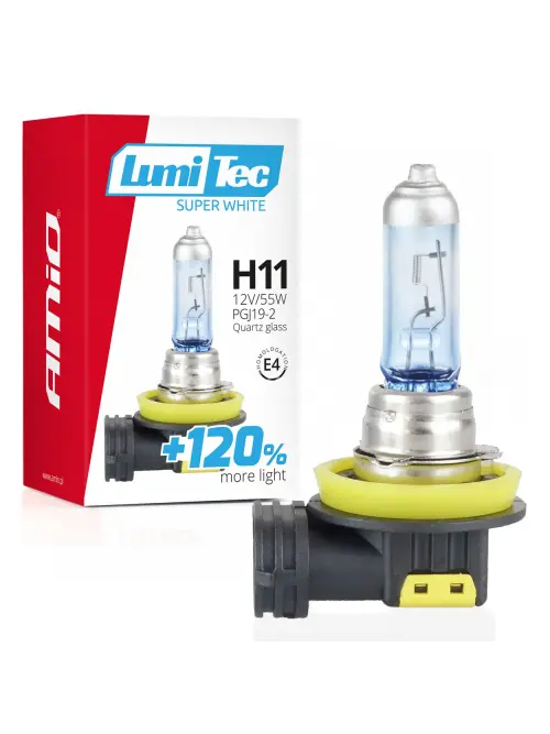 Halog&eacute;nov&aacute; žiarovka H11 12V 55W LumiTec SuperWhite +120%