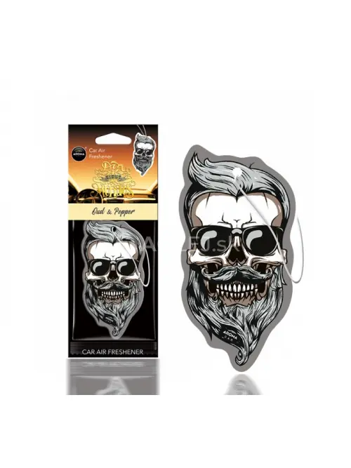 Osviežovač vzduchu AROMA CAR DIA DE LOS MUERTOS Oud&Pepper Skull