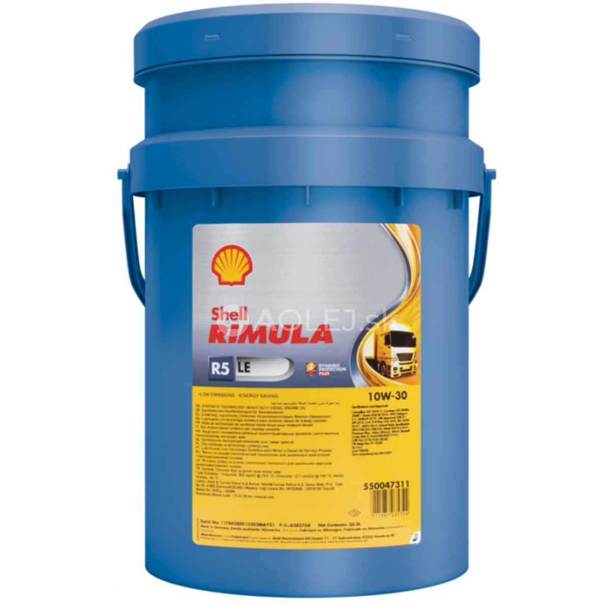 Shell Rimula R5 LE 10W-30 20L あさお様 2/5 Shell Rimula R5 LE 10W-30 20L | AOLEJ.sk - Oleje, mazivá, filtre a