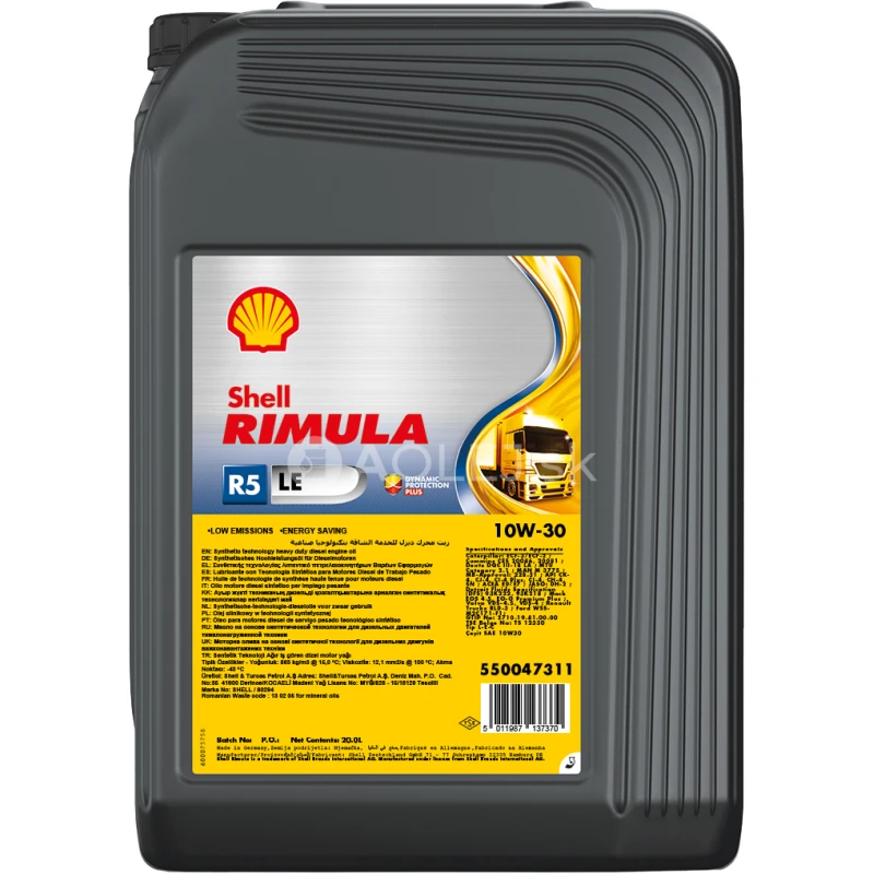 Shell Rimula R5 LE 10W-30 20L