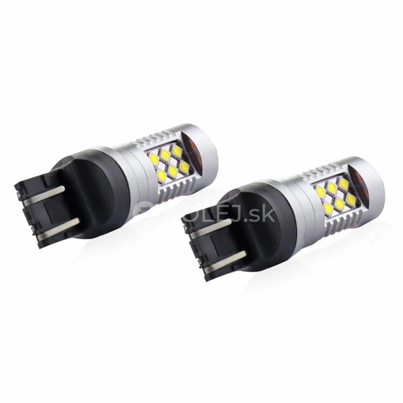 LED žiarovky CANBUS 3030 24SMD T20 7443 W21/5W White 12V/24V