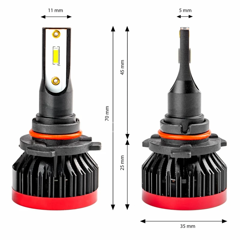 LED žiarovky hlavn&eacute;ho svietenia HB3 9005 BF s&eacute;ria AMiO