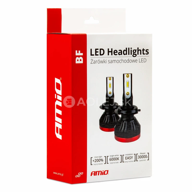 LED žiarovky hlavn&eacute;ho svietenia HB3 9005 BF s&eacute;ria AMiO