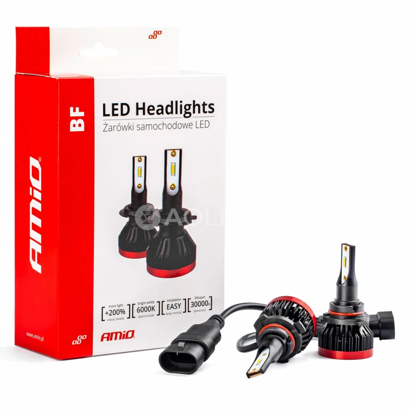 LED žiarovky hlavn&eacute;ho svietenia HB4 9006 BF s&eacute;ria AMiO