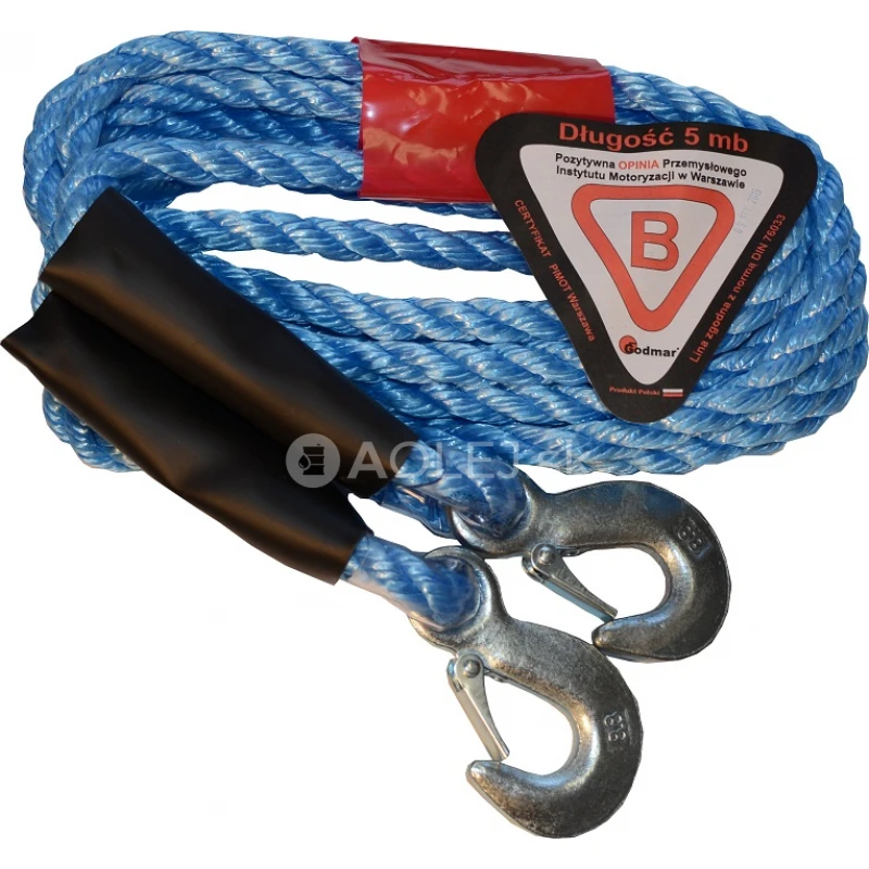 Ťažné lano 2500 kg 