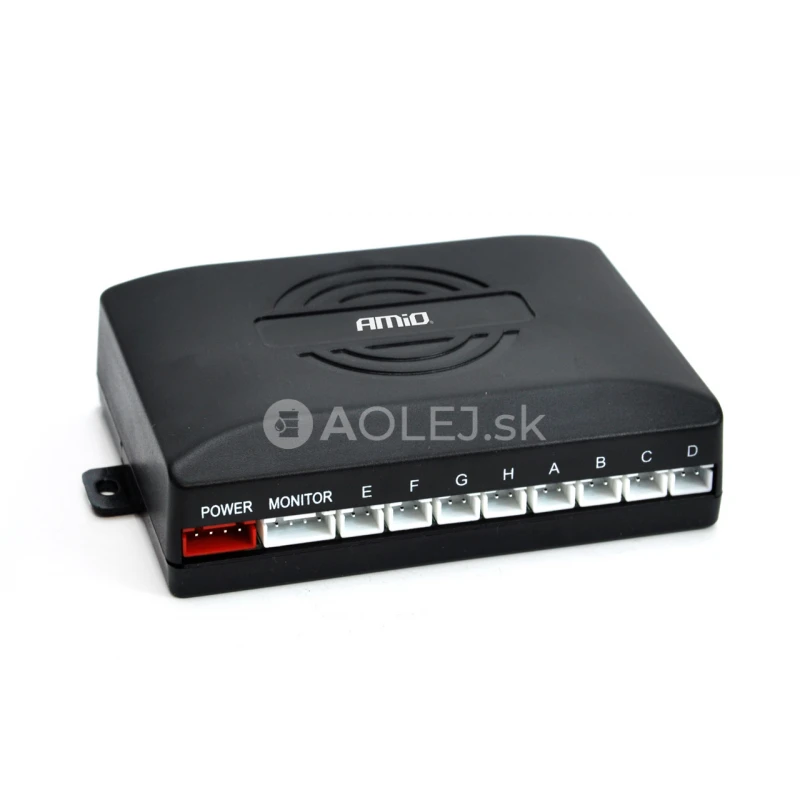 Parkovací asistent so zvukovým signalizátorom/bzučiak 8-senzorové čierne vnútorné 16,5mm