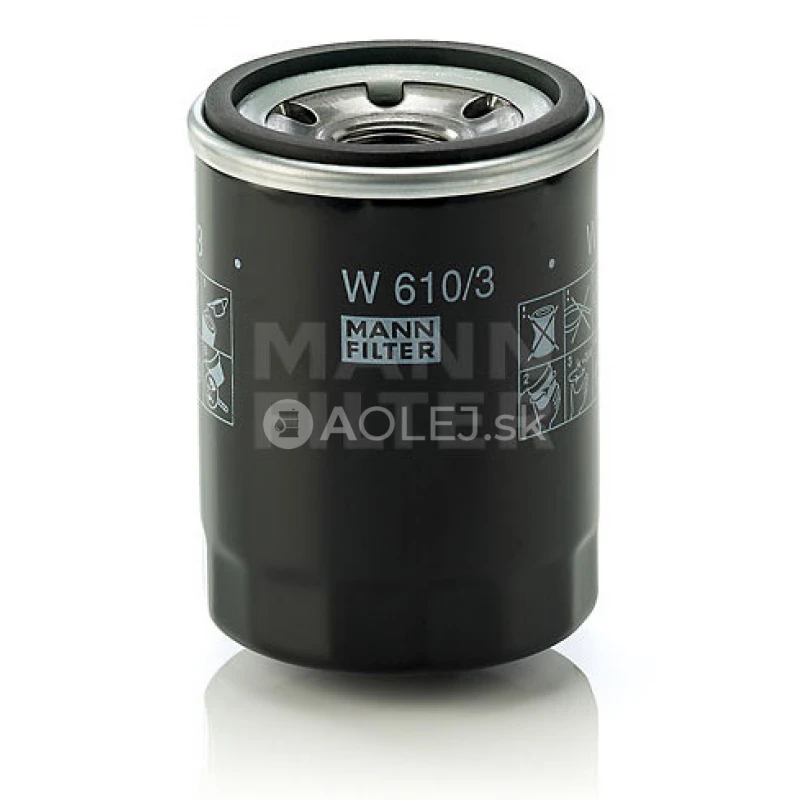 Olejov&yacute; filter MANN FILTER W 610/3