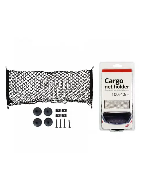Sieťka na uchytenie batožiny s vreckom a úchytmi 100x40