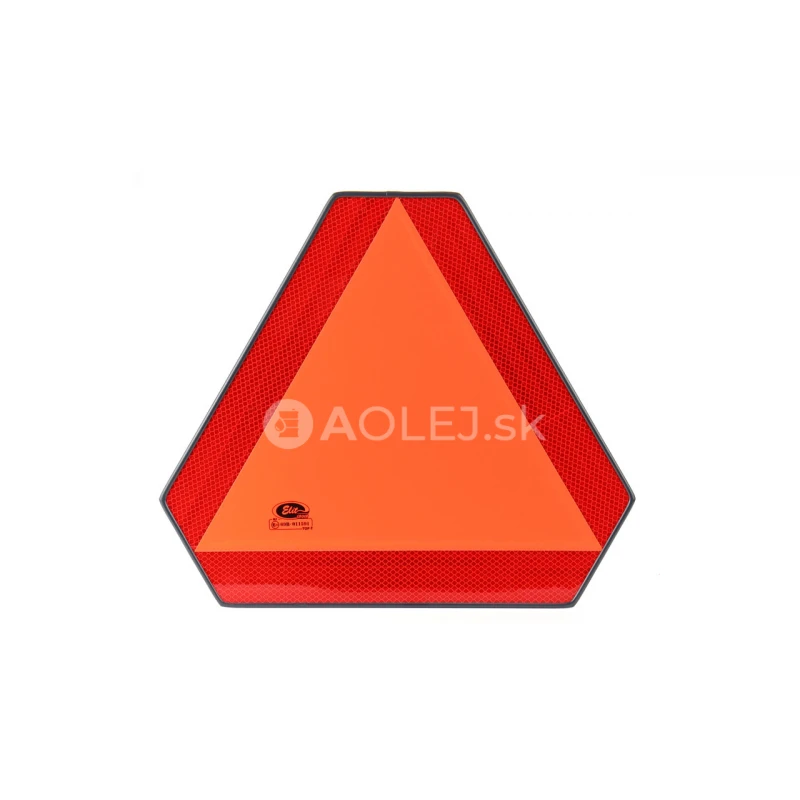 V&yacute;stražn&yacute; trojuholn&iacute;k pre pomal&eacute; vozidl&aacute;