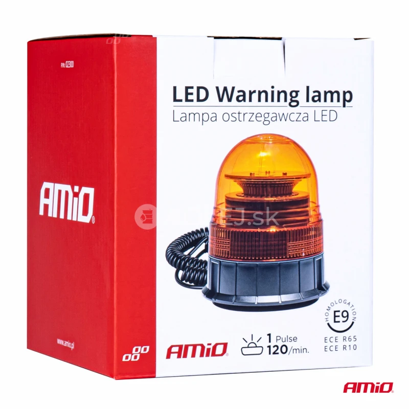 Výstražný maják W02M magnetický R65 R10 36LED 12 / 24V IP56