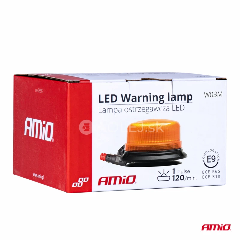 Výstražný maják W03M magnetický R65 R10 36LED 12 / 24V IP56