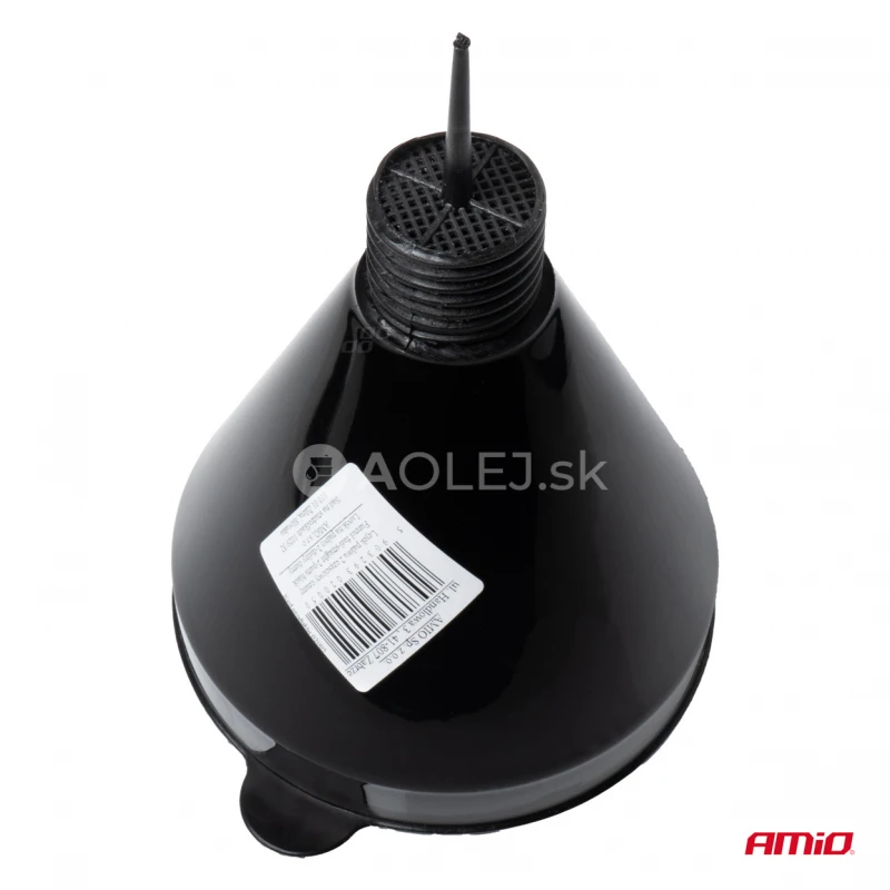 Lievik na palivo s rovnou r&uacute;rkou 2-dieln&yacute; čierny