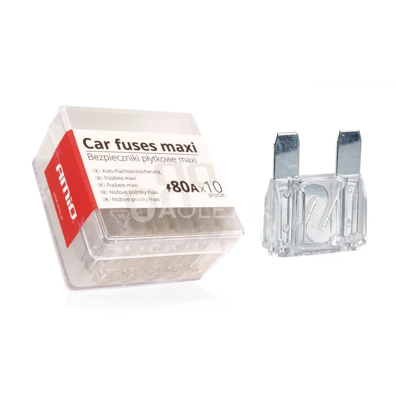 Autopoistky MAXI p&uacute;zdro 10ks 80A