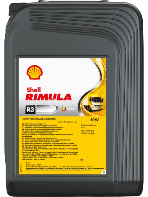 Shell Rimula R3 10W 20L