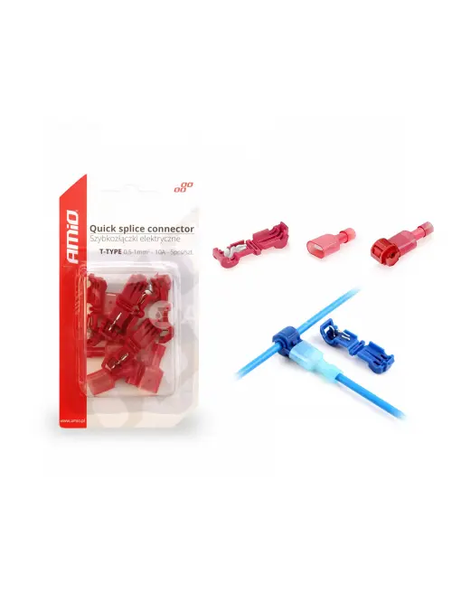 Elektrick&eacute; r&yacute;chlospojky Typ-T 0,5-1mm2 10A Blister 5 ks
