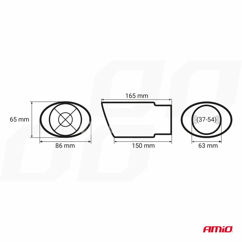 Koncovka výfuku MT 020C