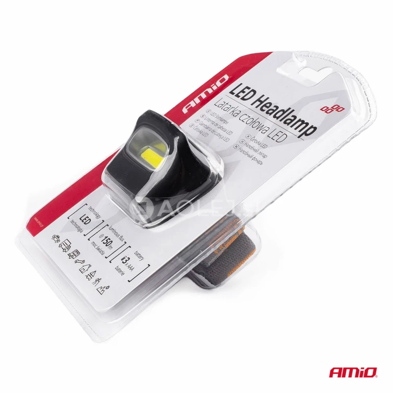 Čelovka LED COB 3xAAA 150Flux IPX3