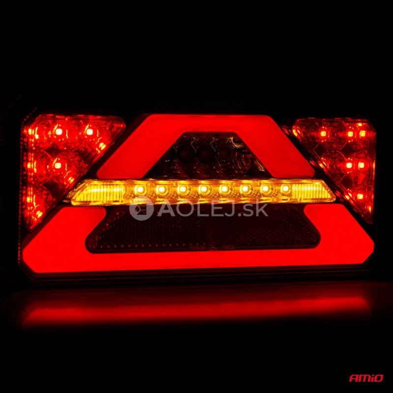 Svetlo zadné združené LED dynamické ĽAVÉ RCL-02-L