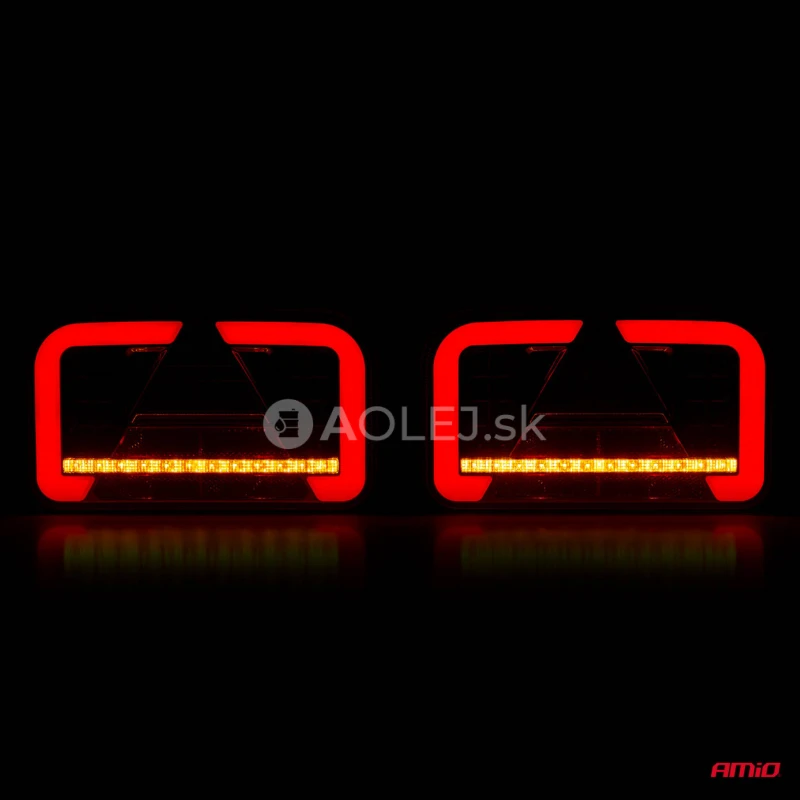 Svetlo zadné združené LED dynamické ĽAVÉ RCL-03-L