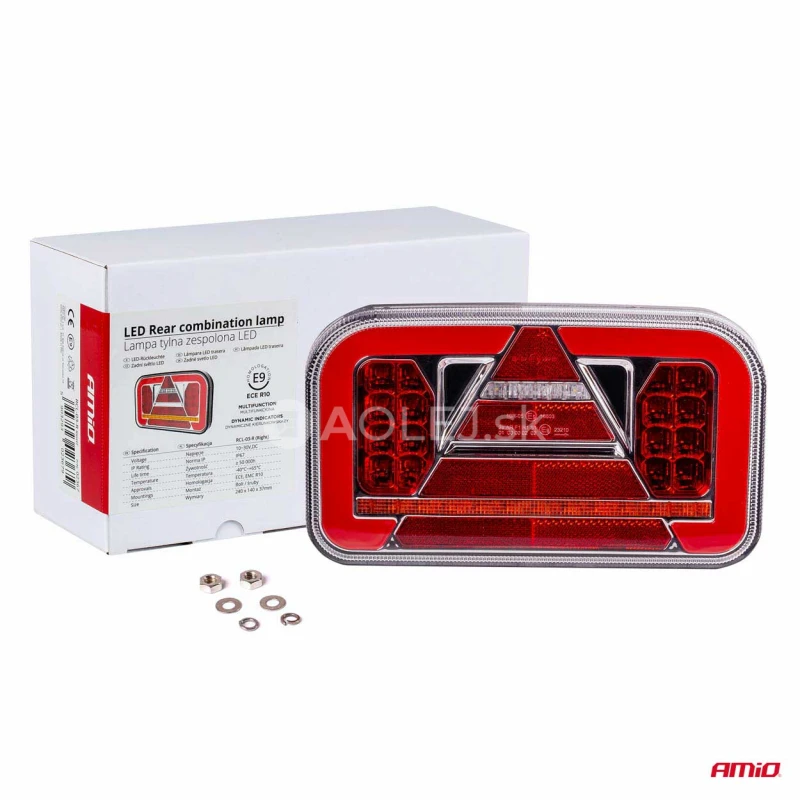 Svetlo zadné združené LED dynamické PRAVÉ RCL-03-R
