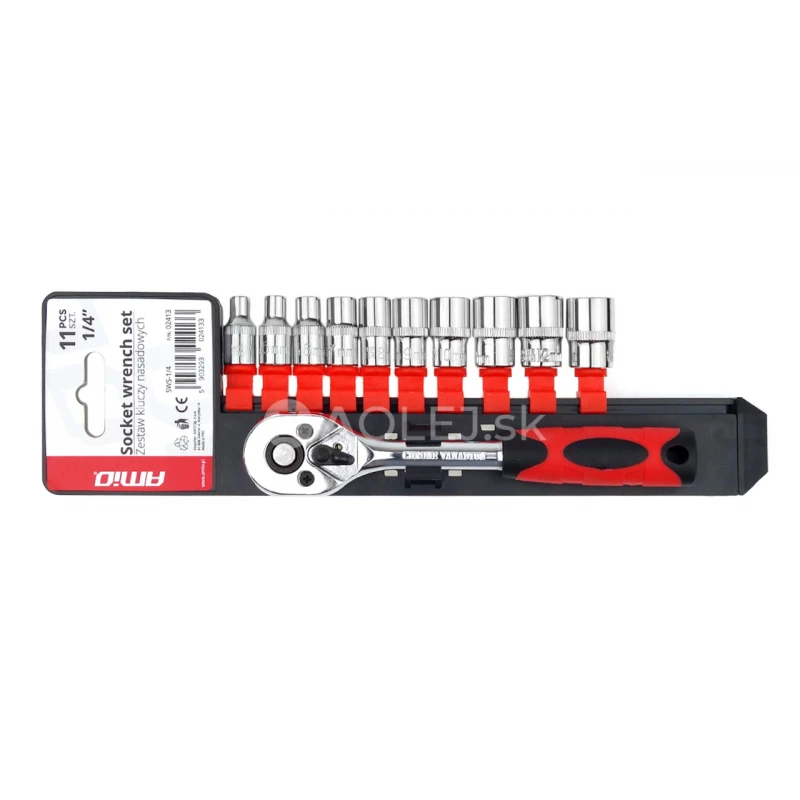 Sada n&aacute;strčn&yacute;ch kľ&uacute;čov 1" 4-13mm, gola sada 11ks