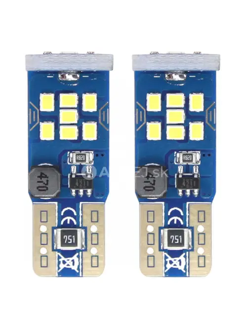 LED žiarovky CANBUS 21SMD UltraBright 2016 T10 W5W White 12V/24V