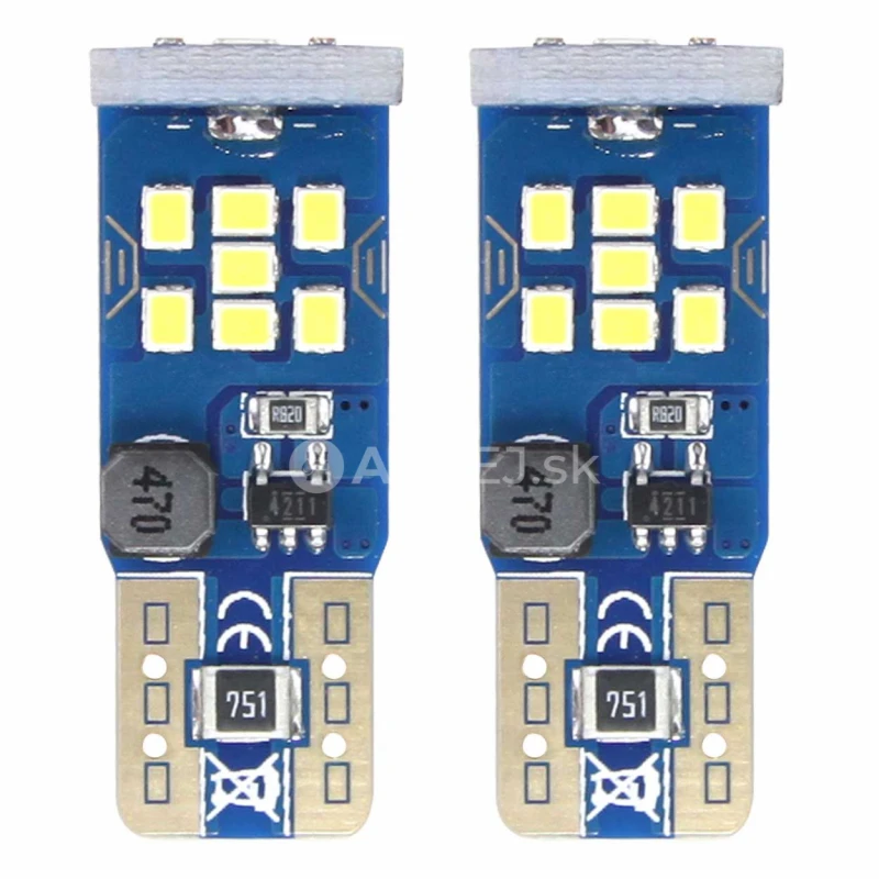 LED žiarovky CANBUS 21SMD UltraBright 2016 T10 W5W White 12V/24V