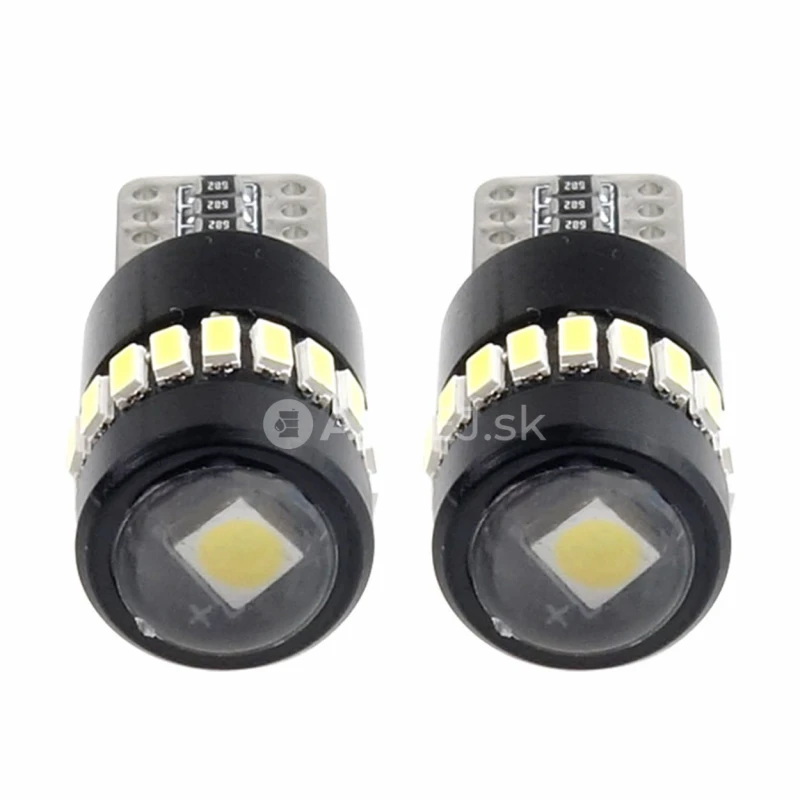 LED žiarovky CANBUS 18SMD 3014 + 1SMD 1SMD T10 W5W White 12V/24V