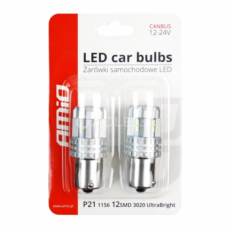 LED žiarovky CANBUS 3020 UltraBright 22SMD 1156 BA15S P21W R10W R5W White 12V/24V